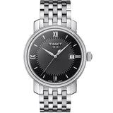  Shop Authentic Tissot T Classic Bridgeport Black Dial Silver Steel Strap Watch For Men - T097.410.11.058.00 - Luxxuri