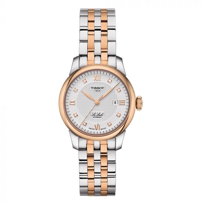  Shop Authentic Tissot Le Locle Lady Automatic Diamonds Silver Dial Two Tone Steel Strap Watch For Women - T006.207.22.036.00 - Luxxuri