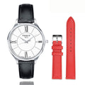  Shop Authentic Tissot Bella Ora Round White Dial Black Leather Strap Watch For Women - T103.210.16.018.00 - Luxxuri