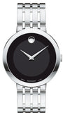  Shop Authentic Movado Esperanza 39mm Black Dial Silver Steel Strap Watch For Men - 0607057 - Luxxuri