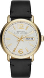  Shop Authentic Marc Jacobs Fergus White Dial Black Leather Strap Watch for Men - MBM5081 - Luxxuri