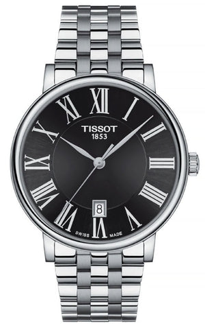  Shop Authentic Tissot Carson Premium Black Dial Silver Steel Strap Watch For Men - T122.410.11.053.00 - Luxxuri