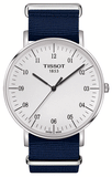  Shop Authentic Tissot T Classic Everytime Large White Dial Blue NATO Strap Watch For Men - T109.610.17.037.00 - Luxxuri