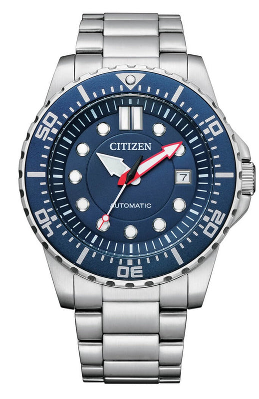  Shop Authentic Citizen Promaster Mechanical Blue Dial Silver Steel Strap Watch For Men - NJ0121-89L - Luxxuri
