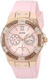  Shop Authentic Guess Rose Gold Dial with Diamonds Pink Rubber Strap Watch For Women - W1053L3 - Luxxuri