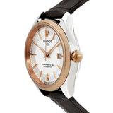  Shop Authentic Tissot T Classic Ballade Powermatic 80 Lady Silver Dial Brown Leather Strap Watch For Women - T108.408.26.037.00 - Luxxuri