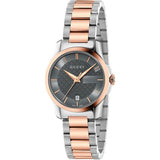  Shop Authentic Gucci G Timeless Grey Dial Two Tone Steel Strap Watch For Women - YA126527 - Luxxuri