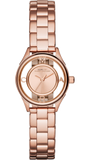  Shop Authentic Marc Jacobs Tether Transparent Rose Gold Dial Rose Gold Steel Strap Watch for Women - MBM3417 - Luxxuri