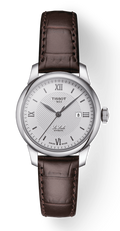  Shop Authentic Tissot T Classic Le Locle Automatic Silver Dial Brown Leather Strap Watch For Women - T006.207.16.038.00 - Luxxuri
