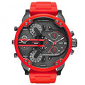  Shop Authentic Diesel Mr Daddy 2.0 Black Dial Red Steel Strap Watch For Men - DZ7370 - Luxxuri