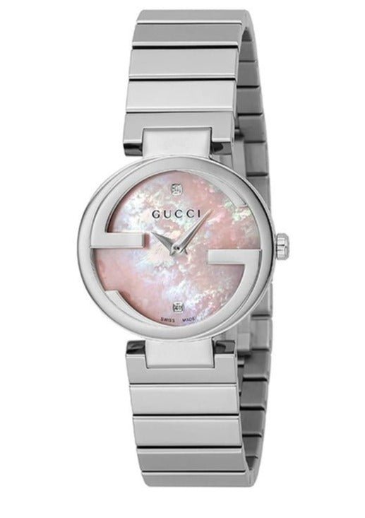  Shop Authentic Gucci Interlocking Quartz Watch For Women - YA133505 - Luxxuri