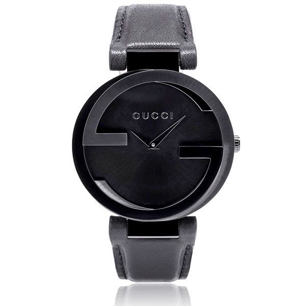  Shop Authentic Gucci Interlocking G Black Dial Watch For Women - YA133302 - Luxxuri