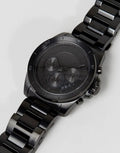  Shop Authentic Michael Kors Alek Oversized Black Dial Black Steel Strap Watch For Men - MK8900 - Luxxuri