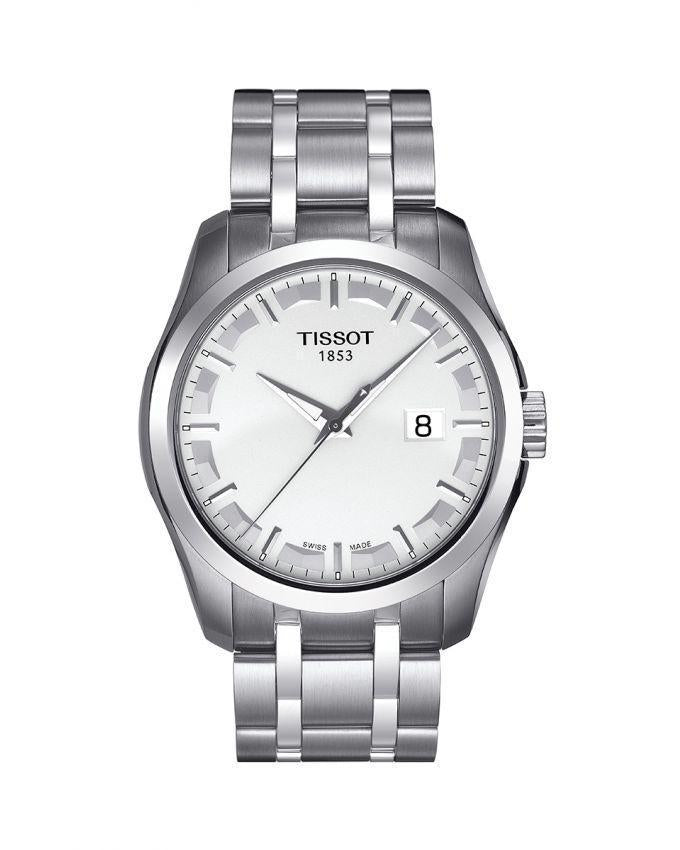  Shop Authentic Tissot T Trend Couturier Chronograph White Dial Silver Steel Strap Watch For Men - T035.410.11.031.00 - Luxxuri