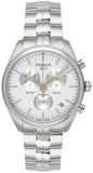  Shop Authentic Tissot T Classic PR 100 Chronograph Silver Dial Silver Steel Strap Watch For Men - T101.417.11.031.00 - Luxxuri