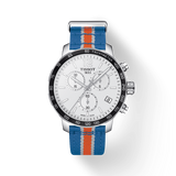  Shop Authentic Tissot Quickster Chronograph NBA New York Kicks White Dial Multicolored Nato Strap Watch For Men - T095.417.17.037.06 - Luxxuri