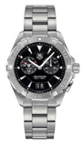  Shop Authentic Tag Heuer Aquaracer Quartz Black Dial Silver Steel Strap Watch for Men - WAY111Z.BA0928 - Luxxuri