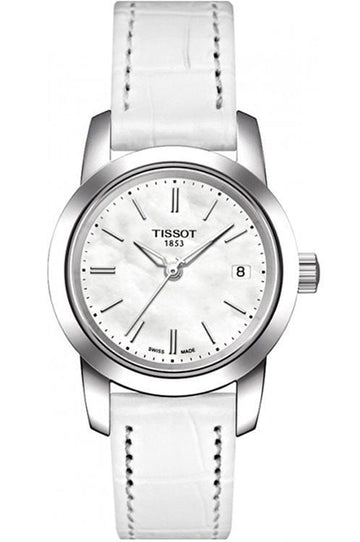  Shop Authentic Tissot Classic Dream Lady Mother of Pearl Dial Watch For Women - T033.210.16.111.00 - Luxxuri