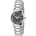  Shop Authentic Gucci G Timeless Grey Dial Silver Steel Strap Watch For Women - YA126522 - Luxxuri
