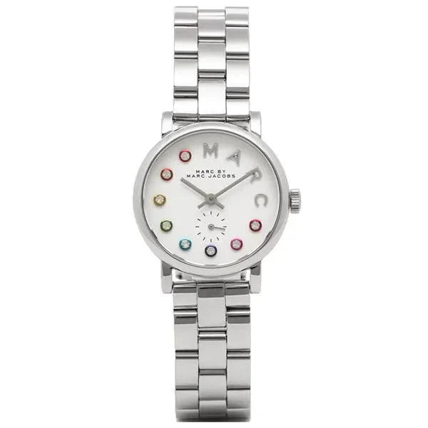  Shop Authentic Marc Jacobs Baker Dexter White Dial Silver Steel Strap Watch for Women - MBM3423 - Luxxuri