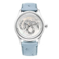  Shop Authentic Gucci G Timeless Automatic Mother of Pearl Dial Blue Leather Strap Watch For Women - YA1264113 - Luxxuri