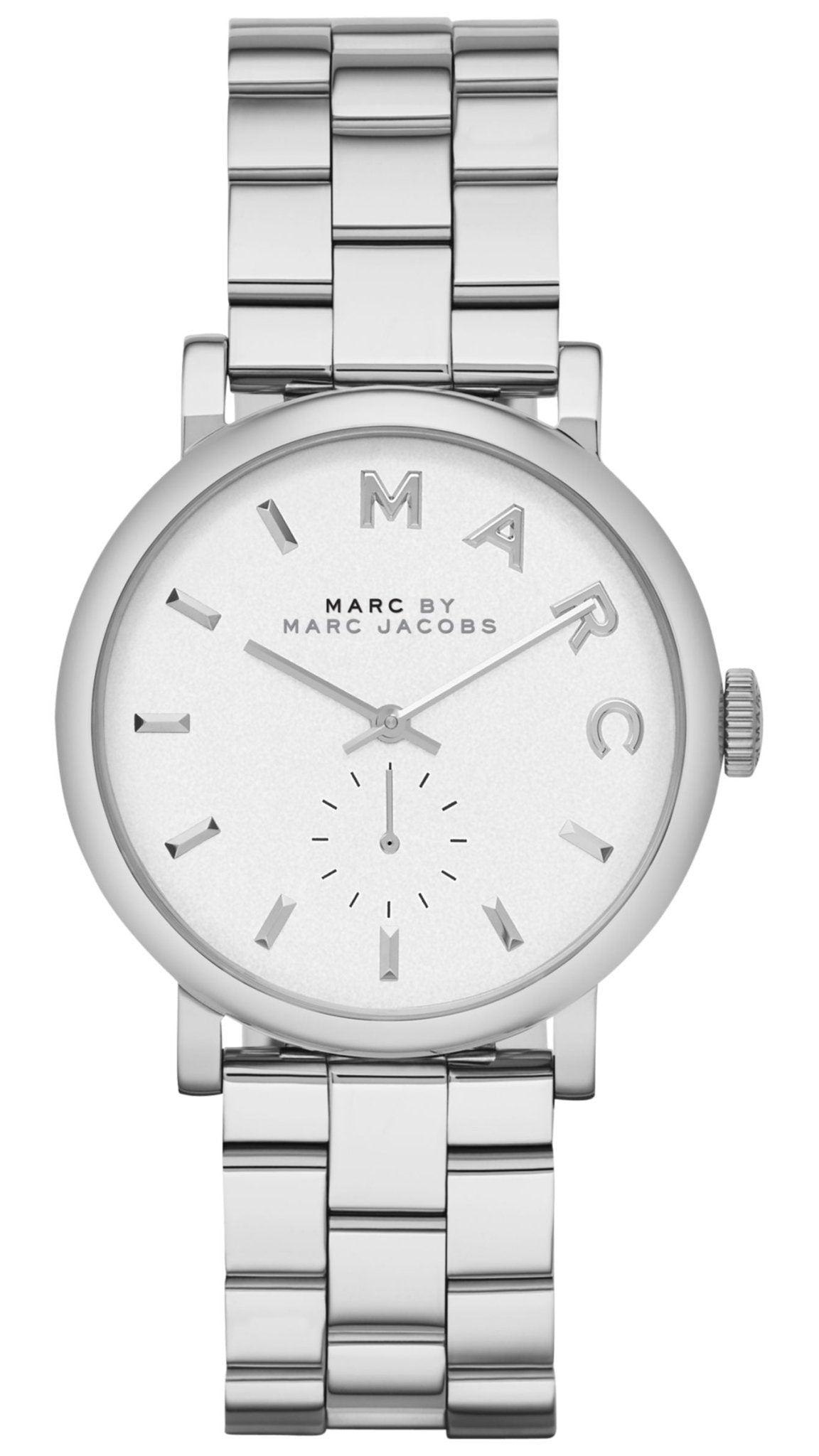  Shop Authentic Marc Jacobs Baker White Dial Silver Steel Strap Watch for Women - MBM3242 - Luxxuri