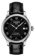  Shop Authentic Tissot Le Locle Powermatic 80 Black Dial Black Leather Strap Watch For Men - T006.407.16.053.00 - Luxxuri