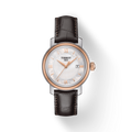  Shop Authentic Tissot Bridgeport Lady White Dial Brown Leather Strap Watch For Women - T097.010.26.118.00 - Luxxuri