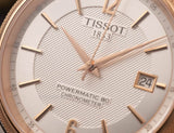  Shop Authentic Tissot T Classic Ballade Powermatic 80 Lady Silver Dial Brown Leather Strap Watch For Women - T108.408.26.037.00 - Luxxuri