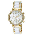  Shop Authentic Michael Kors Parker White Dial Two Tone Steel Strap Watch for Women - MK6119 - Luxxuri