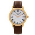  Shop Authentic Tissot T Classic Carson White Dial Brown Leather Strap Watch For Men - T085.410.36.013.00 - Luxxuri