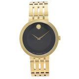 Shop Authentic Movado Esperanza Museum 39mm Black Dial Stainless Steel Watch For Men - 0607059 - Luxxuri