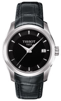  Shop Authentic Tissot T Trend Couturier Black Dial Black Leather Strap Watch For Women - T035.210.16.051.00 - Luxxuri