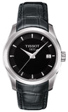  Shop Authentic Tissot T Trend Couturier Black Dial Black Leather Strap Watch For Women - T035.210.16.051.00 - Luxxuri