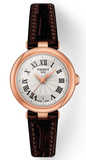  Shop Authentic Tissot Bellissima Small Lady White Dial Brown Leather Strap Watch For Women - T126.010.36.013.00 - Luxxuri