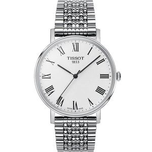  Shop Authentic Tissot T Classic Everytime White Dial Silver Mesh Bracelet Watch For Men - T109.410.11.033.00 - Luxxuri