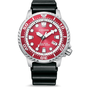  Shop Authentic Citizen Eco Drive Promaster Marine Red Dial Black Rubber Strap Watch For Men - BN0159-15X - Luxxuri