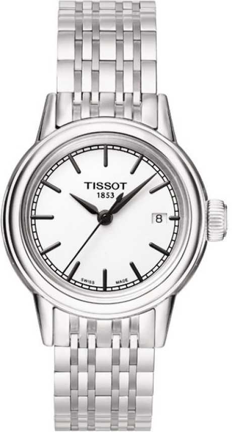  Shop Authentic Tissot Carson Lady Steel Quartz Watch For Women - T085.210.11.011.00 - Luxxuri