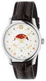  Shop Authentic Gucci G-Timeless Sapphire Crystal White Dial Black Leather Strap Unisex Watch - YA126325 - Luxxuri
