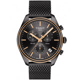  Shop Authentic Tissot T Classic PR 100 Chronograph Anthracite Black Dial Black Mesh Bracelet Watch For Men - T101.417.23.061.00 - Luxxuri