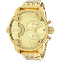  Shop Authentic Diesel Big Daddy Analog Gold Dial Gold Stainless Steel Watch For Men - DZ7287 - Luxxuri