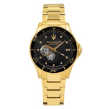  Shop Authentic Maserati SFIDA Black Dial Yellow Gold Toned Watch For Men - R8823140003 - Luxxuri