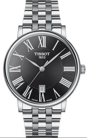  Shop Authentic Tissot Carson Premium Black Dial Silver Steel Strap Watch For Men - T122.410.11.053.00 - Luxxuri