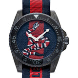  Shop Authentic Gucci Dive Blue & Red Dial Blue & Red Nylon Strap Watch For Men - YA136214 - Luxxuri