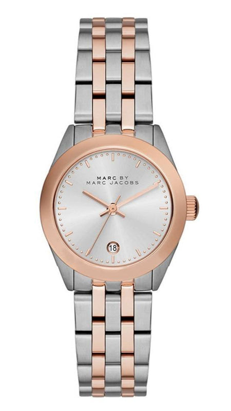 Shop Authentic Marc Jacobs Peeker Silver Dial Two Tone Steel Strap Watch for Women - MBM3375 - Luxxuri