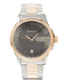  Shop Authentic Gucci G Timeless Grey Dial Two Tone Steel Strap Watch For Men - YA126446 - Luxxuri