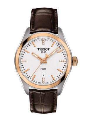  Shop Authentic Tissot PR 100 Lady Diamonds Watch For Women - T101.210.26.036.00 - Luxxuri
