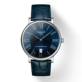  Shop Authentic Tissot Carson Premium Powermatic 80 Blue Dial Blue Leather Strap Watch For Men - T122.407.16.043.00 - Luxxuri