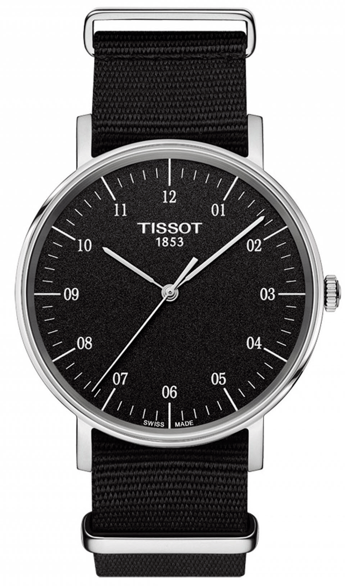  Shop Authentic Tissot Everytime Medium Black Dial Black NATO Strap Watch For Men - T109.410.17.077.00 - Luxxuri