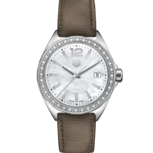  Shop Authentic Tag Heuer Formula 1 Quartz Mother of Pearl Dial Brown Leather Strap Watch for Women - WBJ131A.FC8255 - Luxxuri